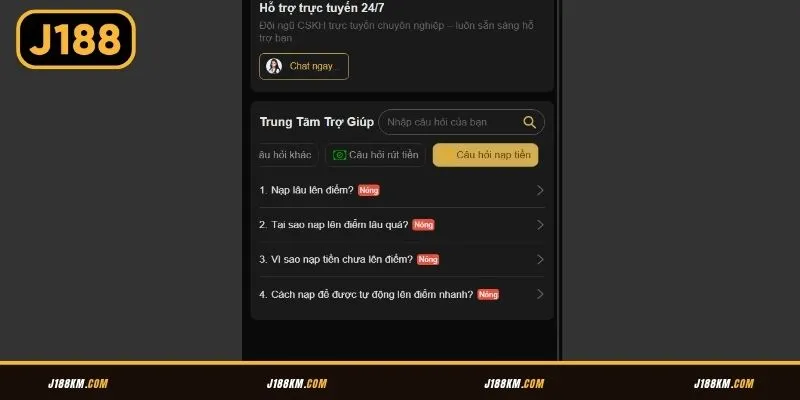 Người chơi khi tham gia sẽ được hỗ trợ  24/7